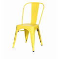 Cadeira barata colorida do restaurante do ferro do metal do preço barato
